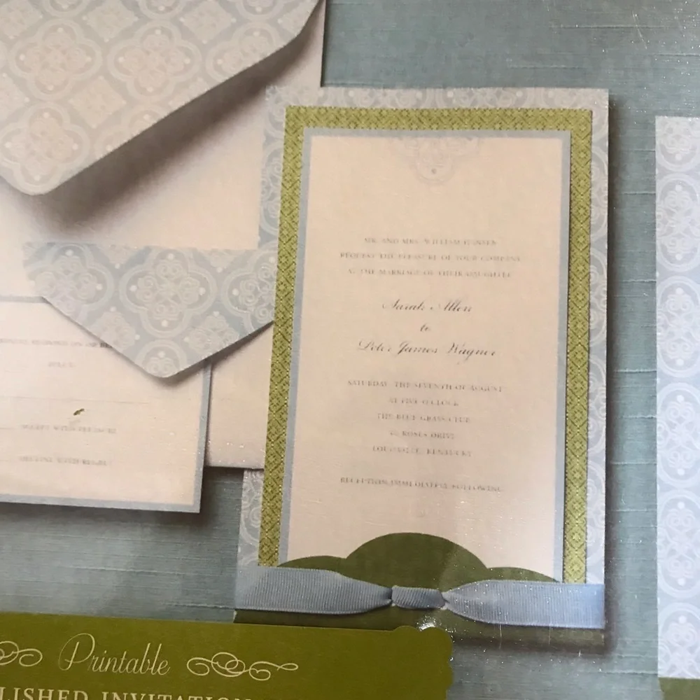 👰‍♀️BRIDES Embellished Invitation Kit